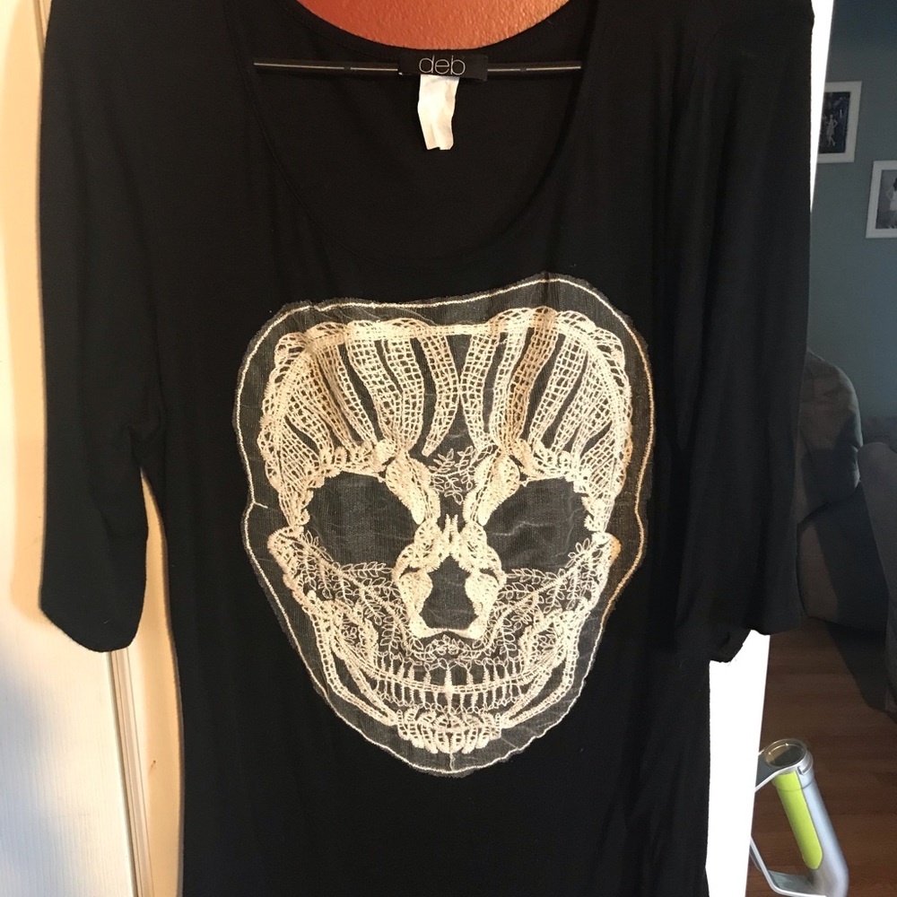 Deb skull blouse